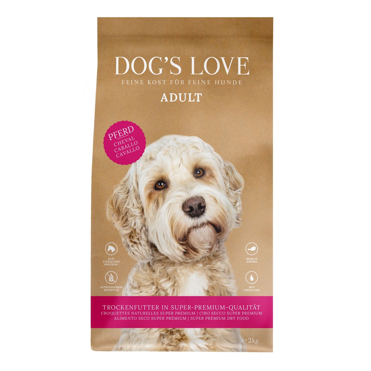DOG'S LOVE Pferd Süßkartoffel & Äpfel