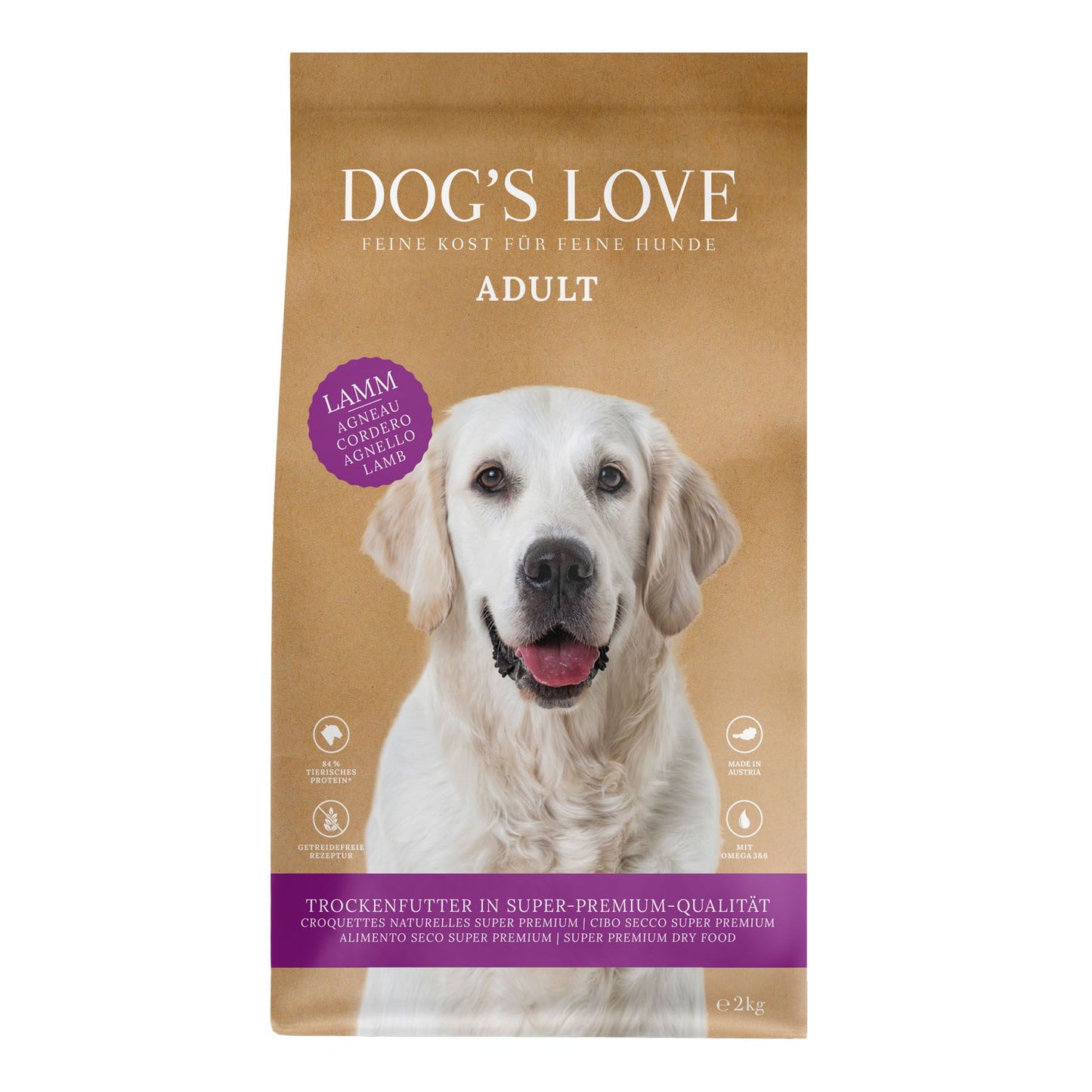 DOG'S LOVE Lamm Süßkart & Minze