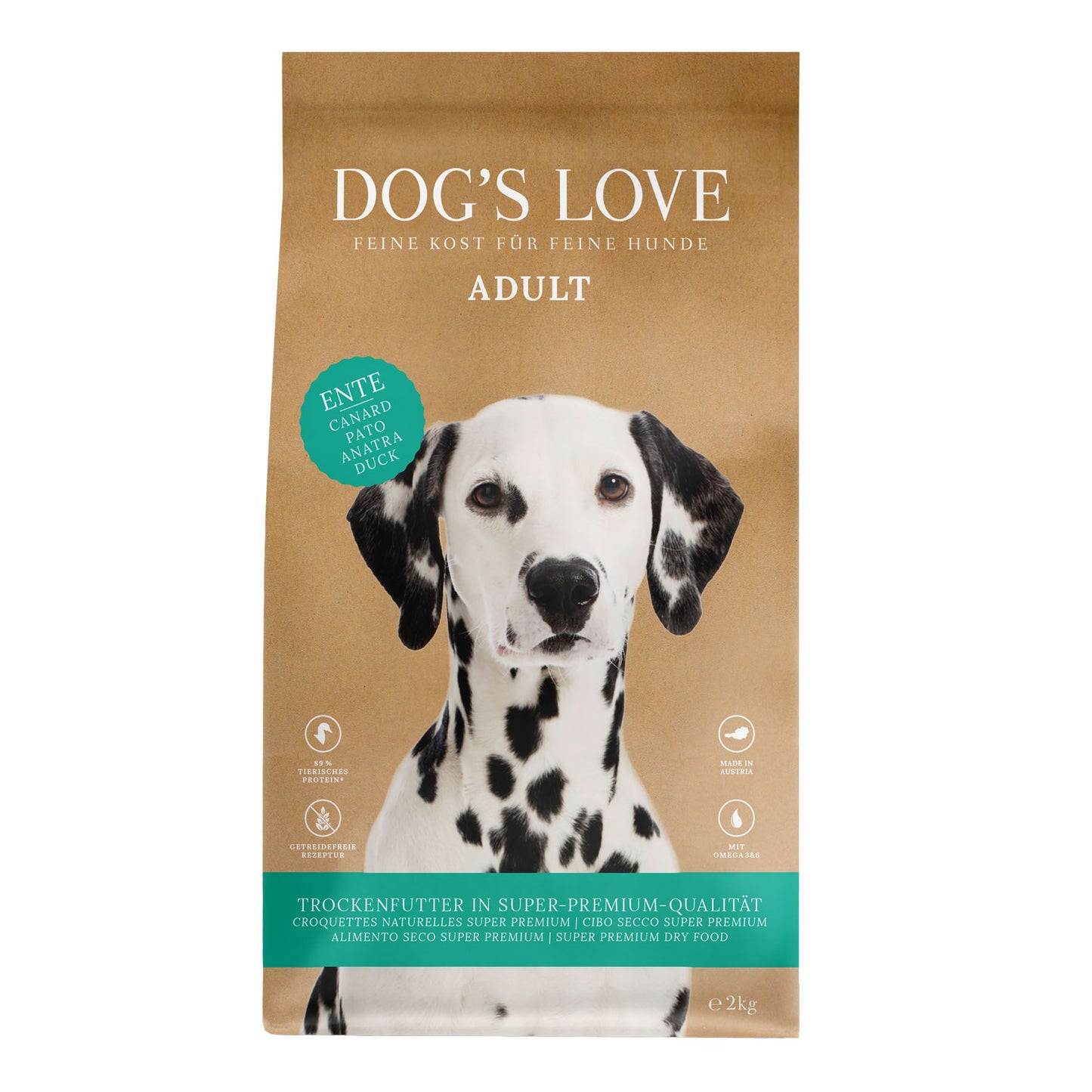 DOG'S LOVE Ente Süßkartoffel & Orange