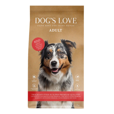 DOG'S LOVE Rind Süßkartoffel & Karotte