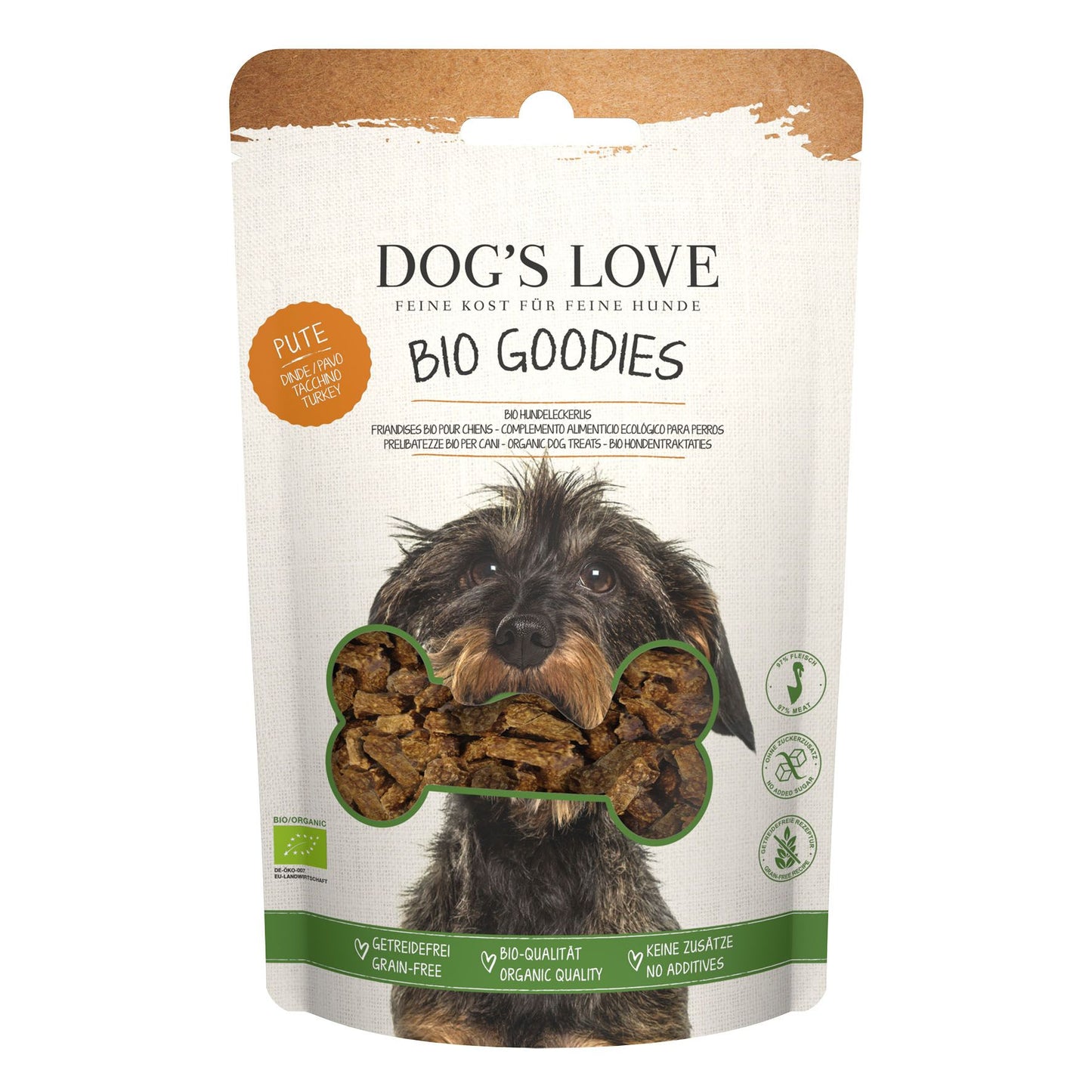DOG'S LOVE GOODIES BIO Pute