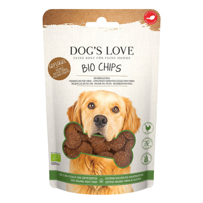 DOG'S LOVE CHIPS BIO Geflügel