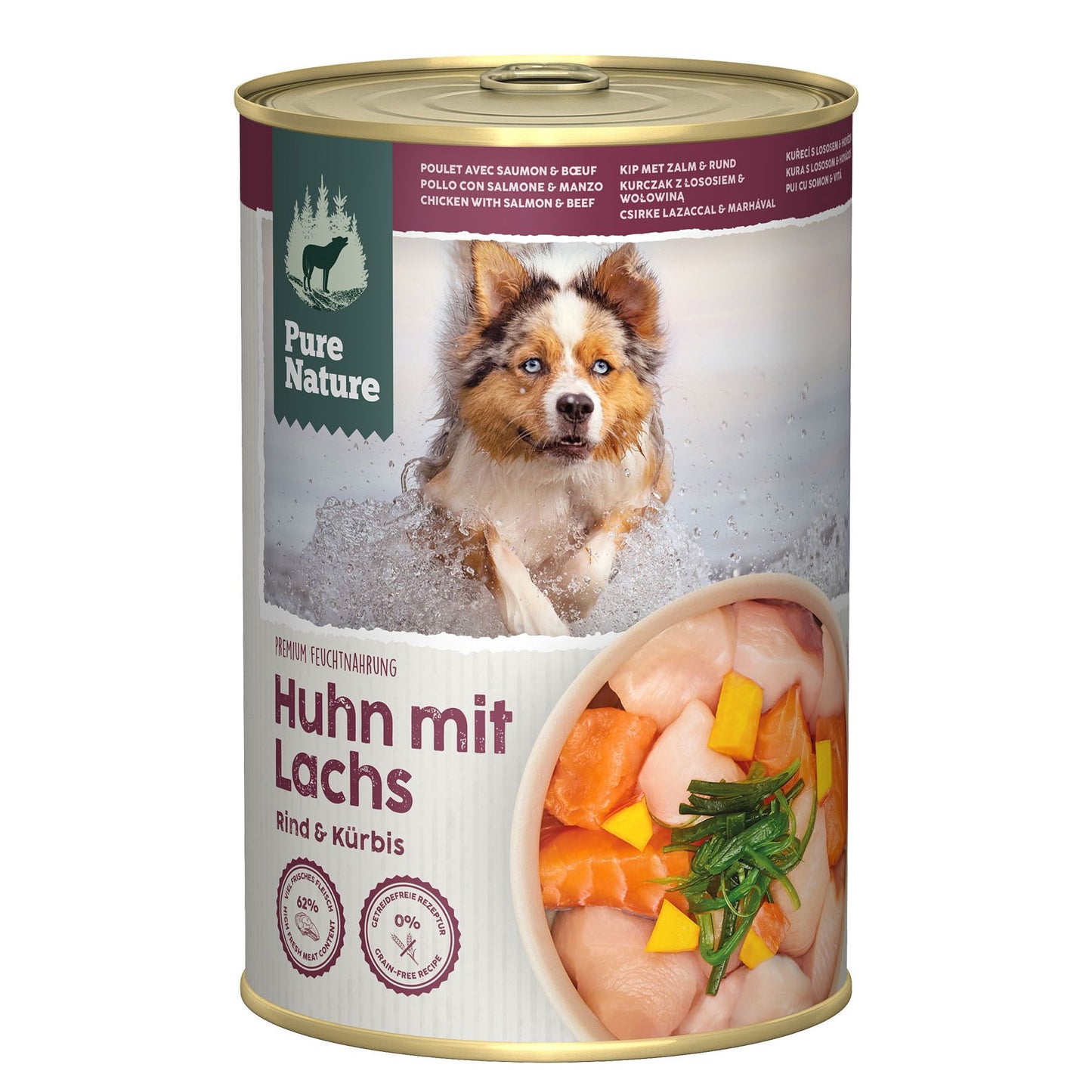 PureNature Huhn & Lachs mit Kürbis