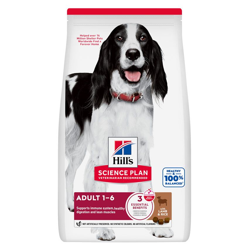 Hill's Hund Adult Lamm + Reis