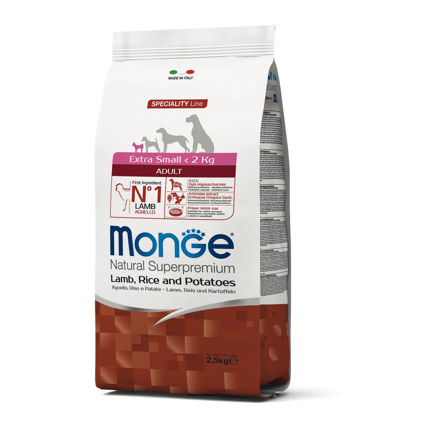 Monge Dog Adult Extra Small Lamb