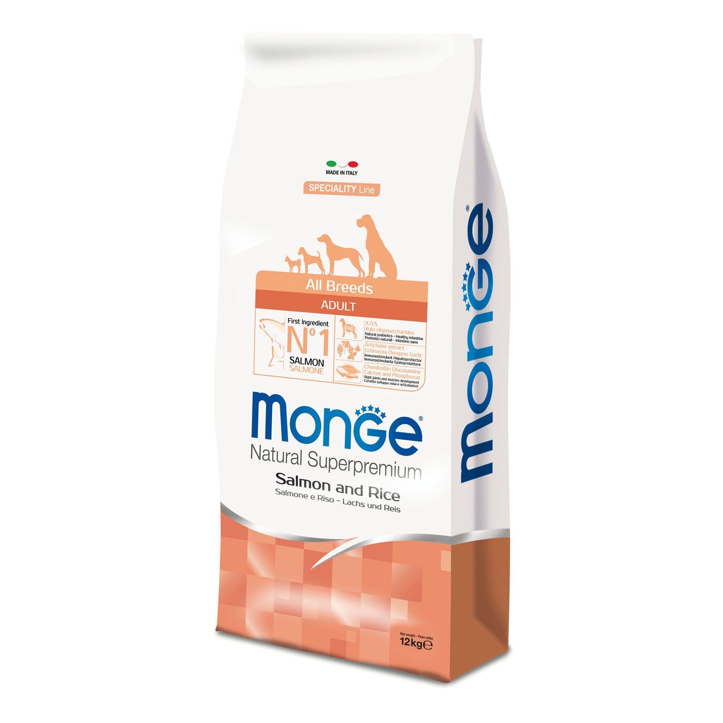 Monge Dog Adult All Breeds- Salmon