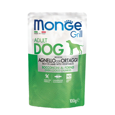 Monge Grill Dog Adult Lamb & Vegetabl