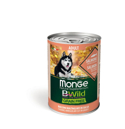 Monge Dog BWild Wet Adult Salmon