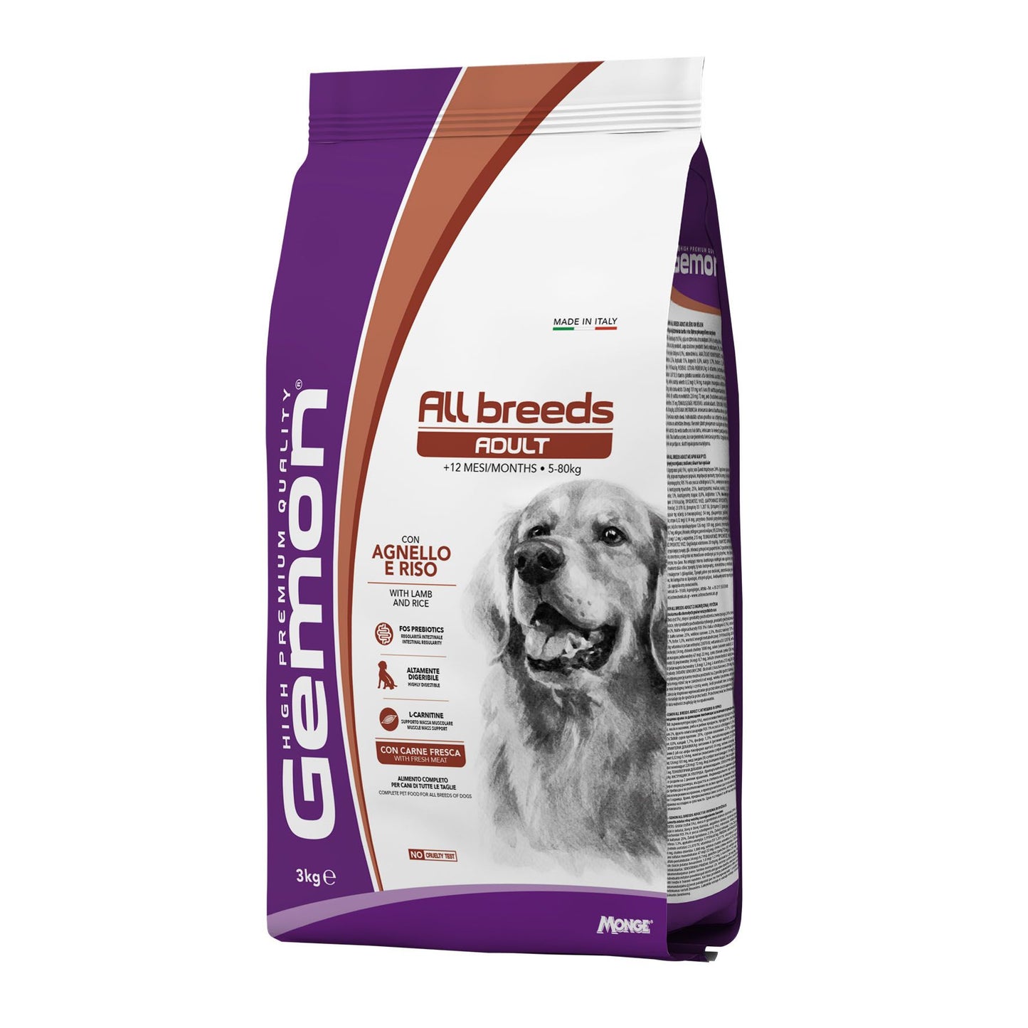 Gemon Dog Adult Medium Lamb