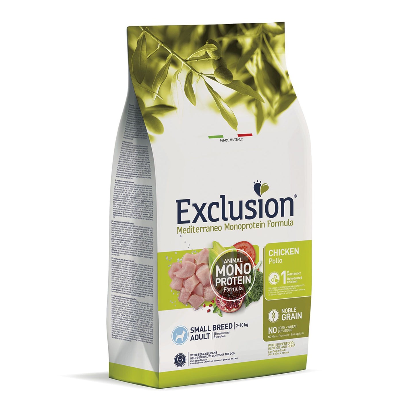 Exclusion Dog Adult Small Chicken