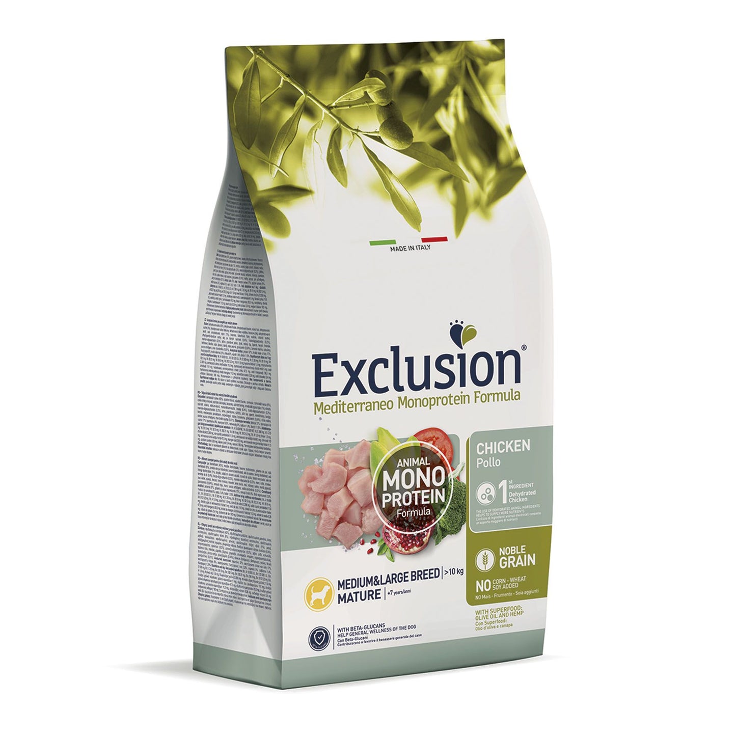 Exclusion Dog Mature Med & Lar Chicken
