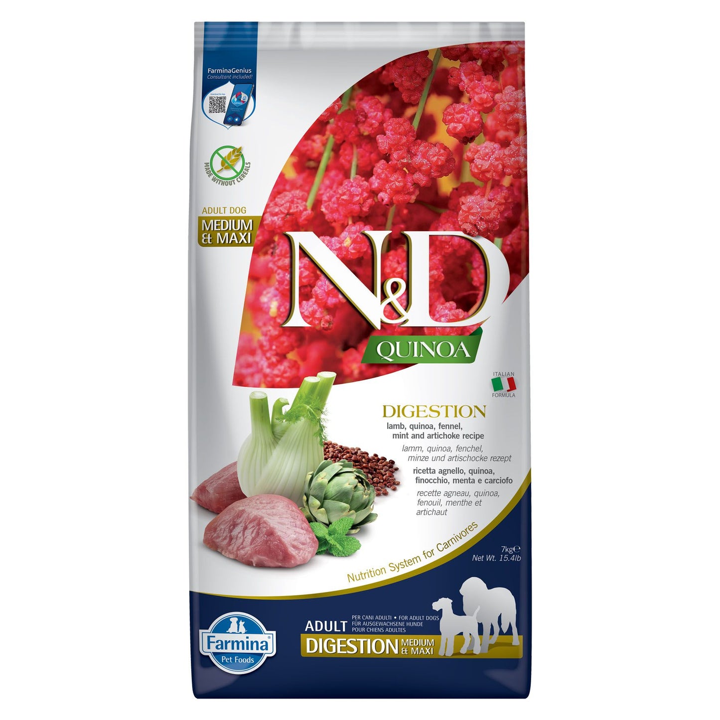 Farmina Dog Med/Maxi Digestion Lamm