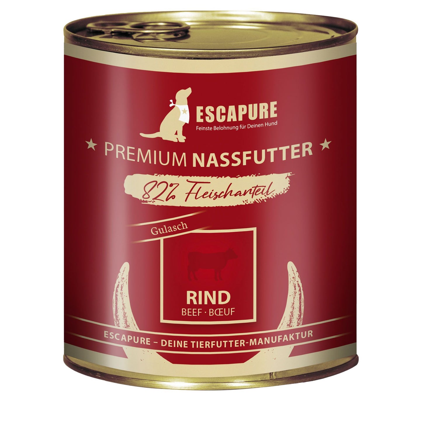 Escapure Rinder Gulasch Dose