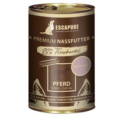 Escapure Pferde Geschnetzeltes Dose