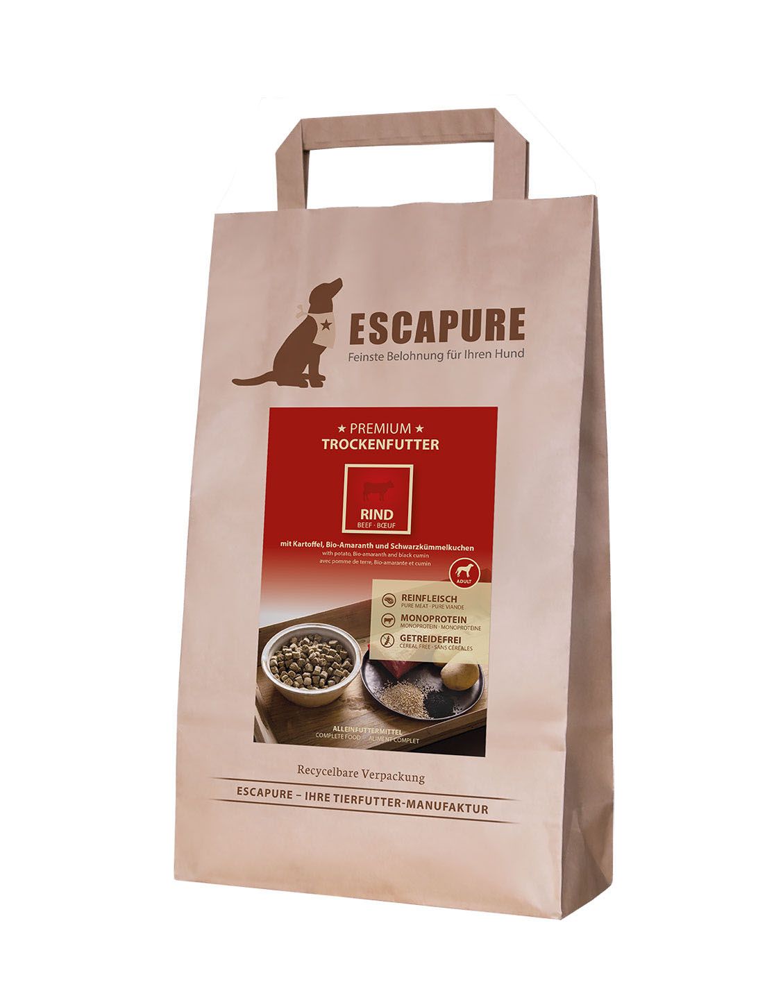Escapure Rind Premium Trockenfut