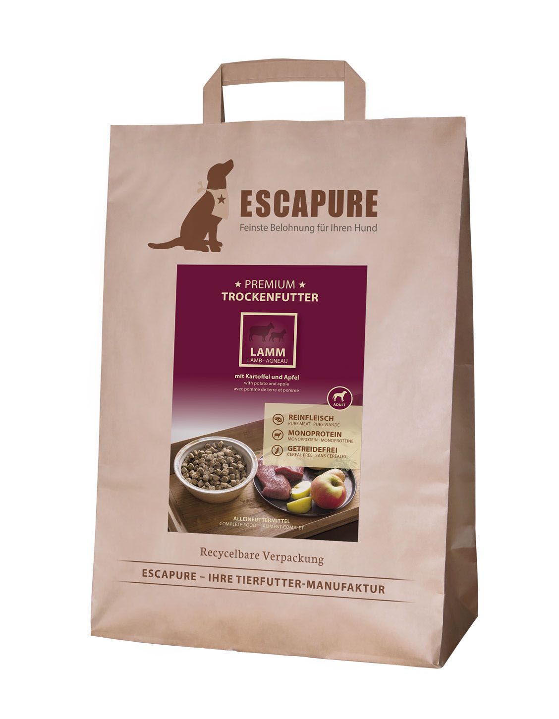 Escapure Lamm Premium Trockenfutter