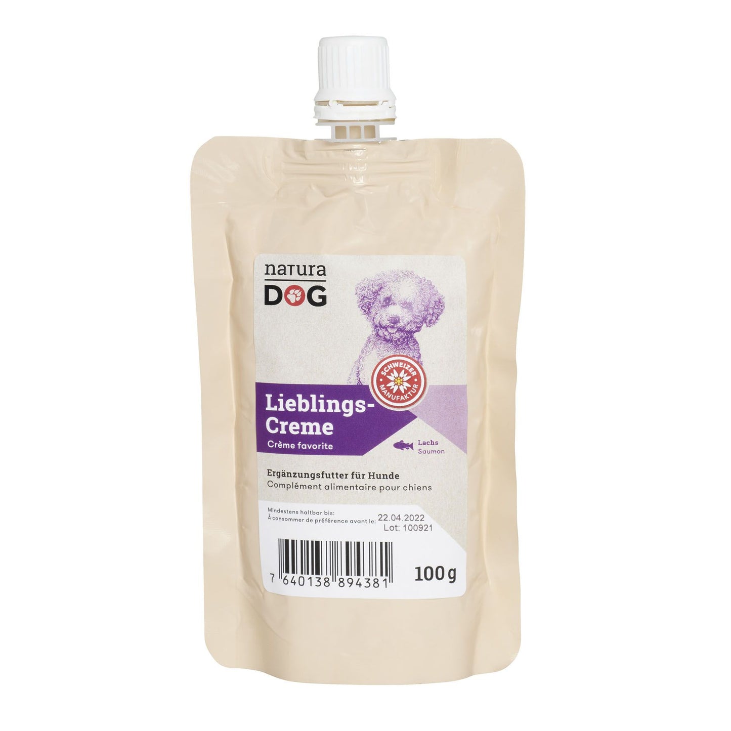 naturaDog Lieblingscreme Lachs