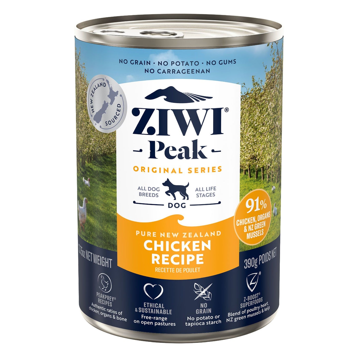 Ziwi Peak Canned Dog Food chicken