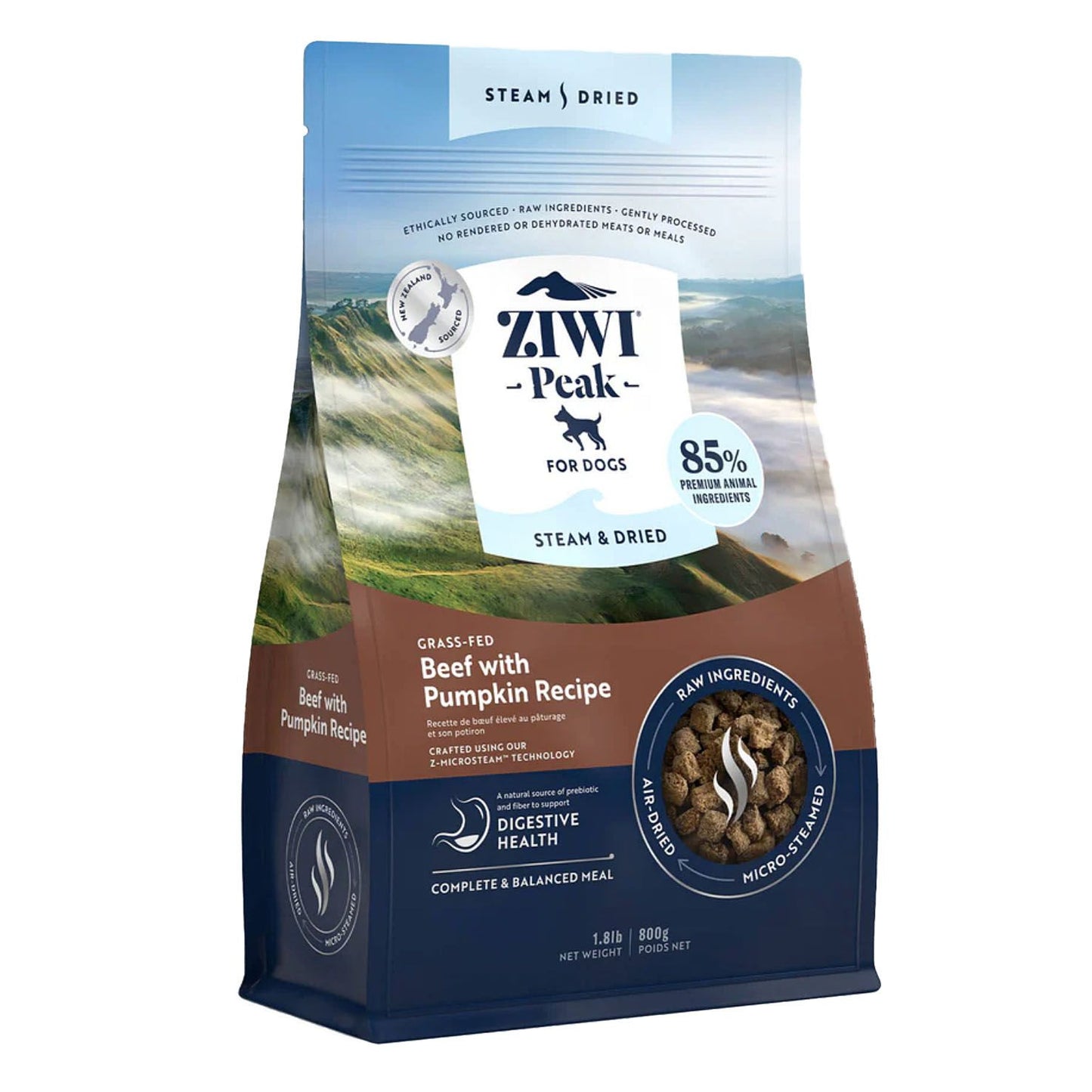 ZIWI Steam & Dried Beef & Pumpkin