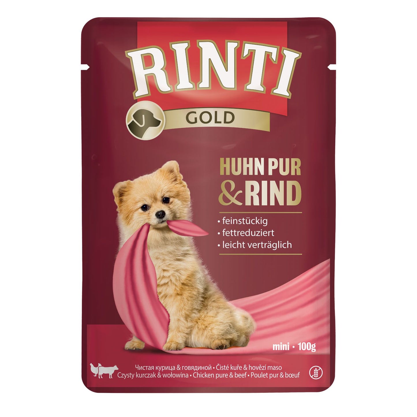 Rinti Gold Mini Huhn pur & Rind