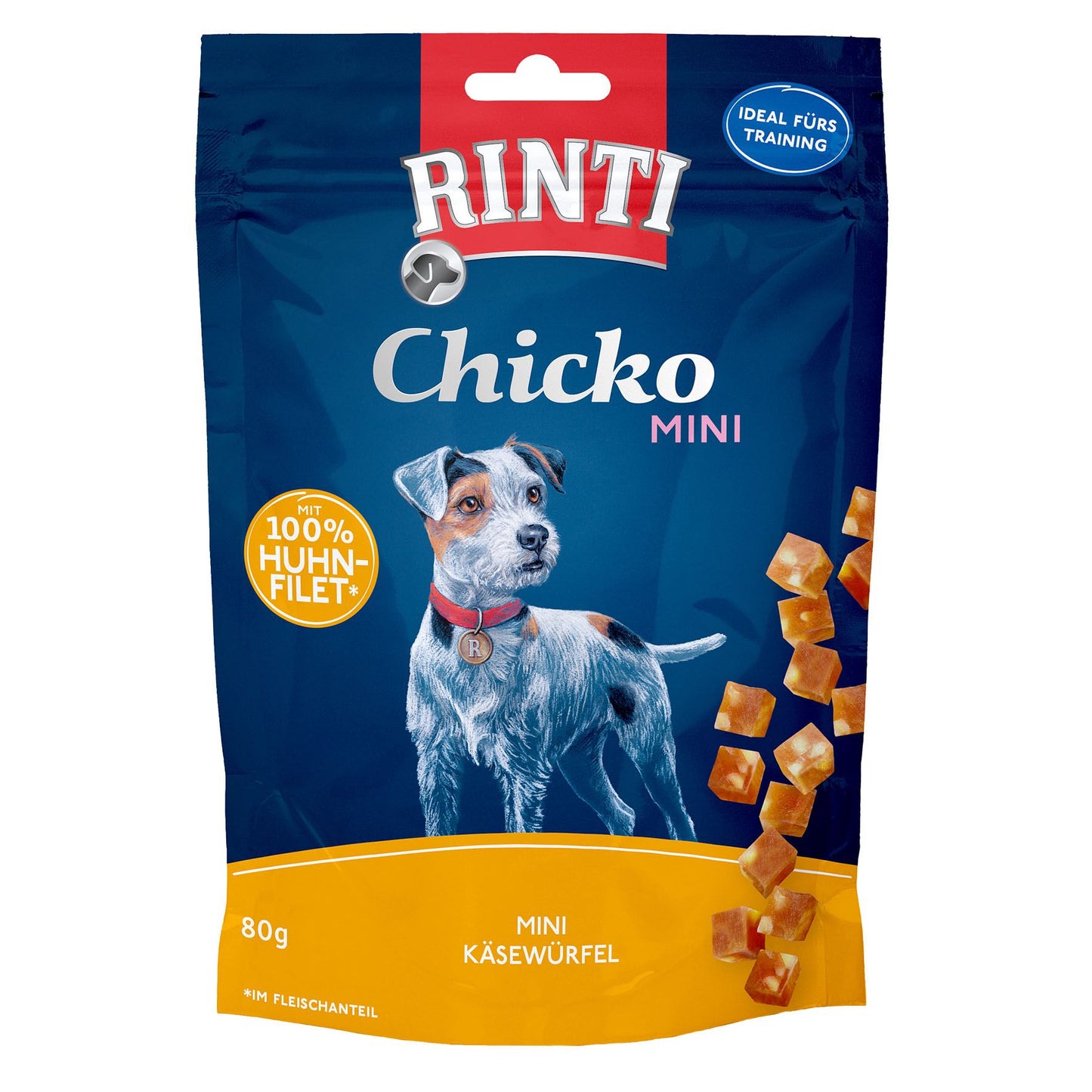 Rinti Chicko Mini Käsewürfel Huhn