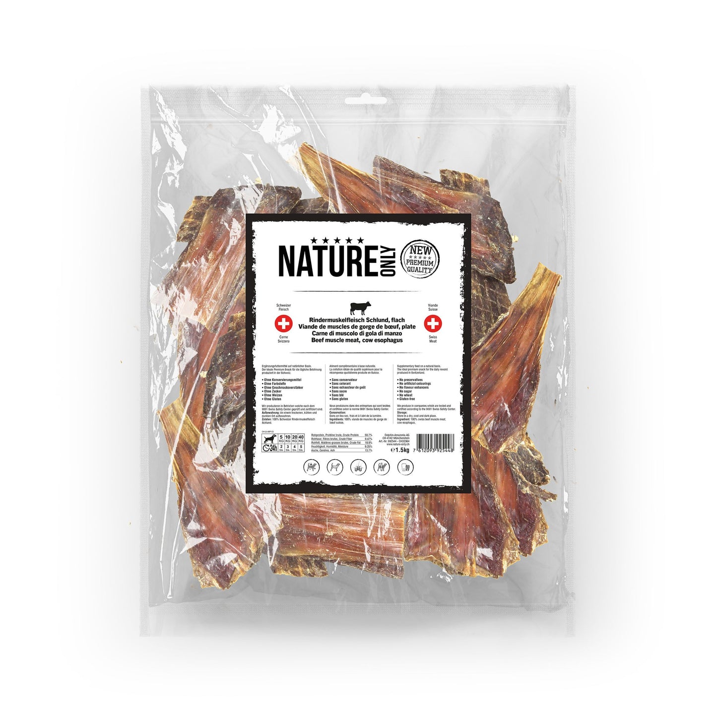 NatureOnly Rinderschlund flach