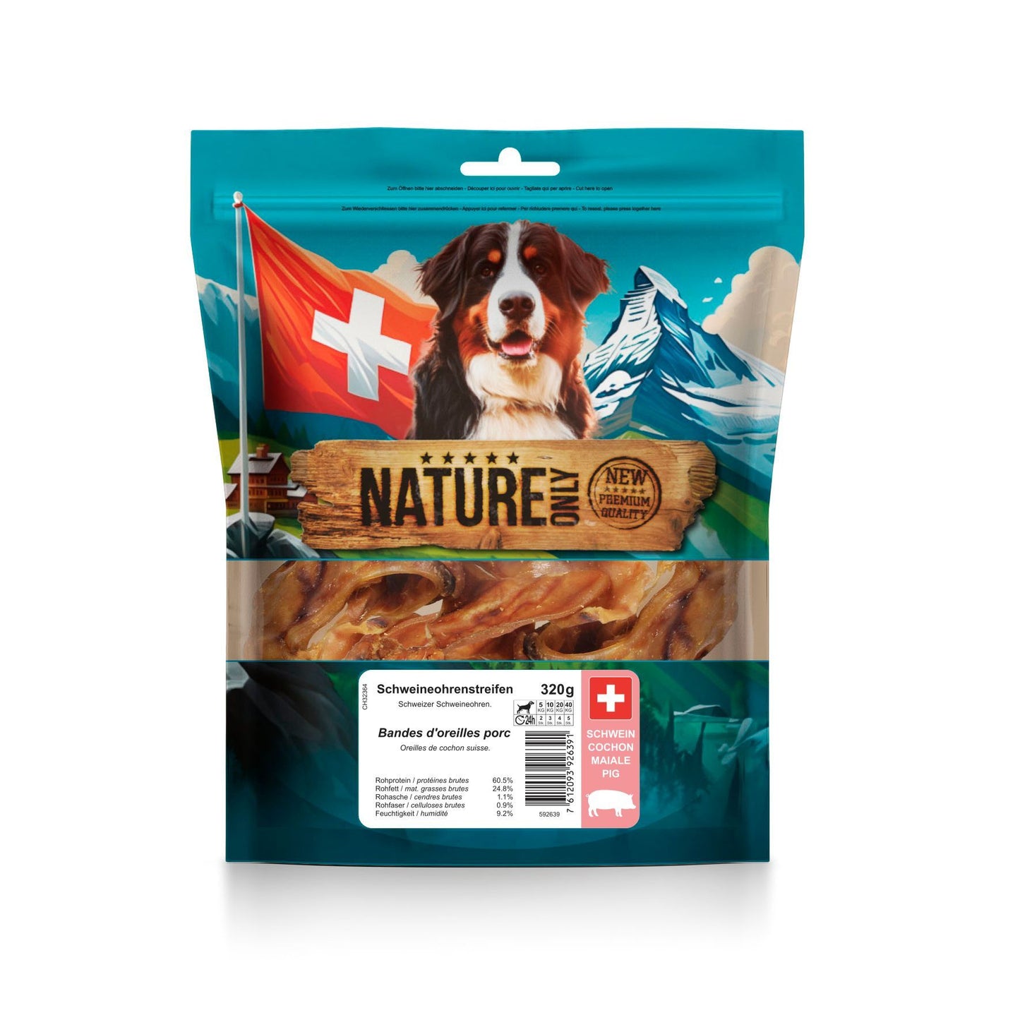 NatureOnly Schweineohrenstreifen