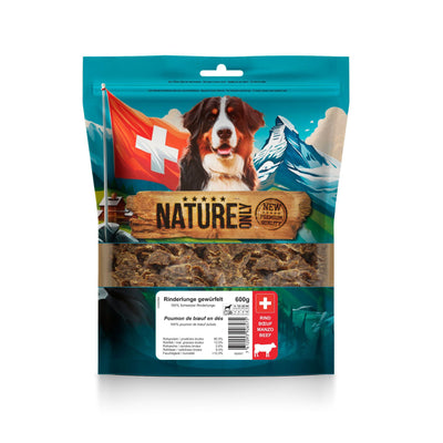 NatureOnly Rinderlunge gewürfelt