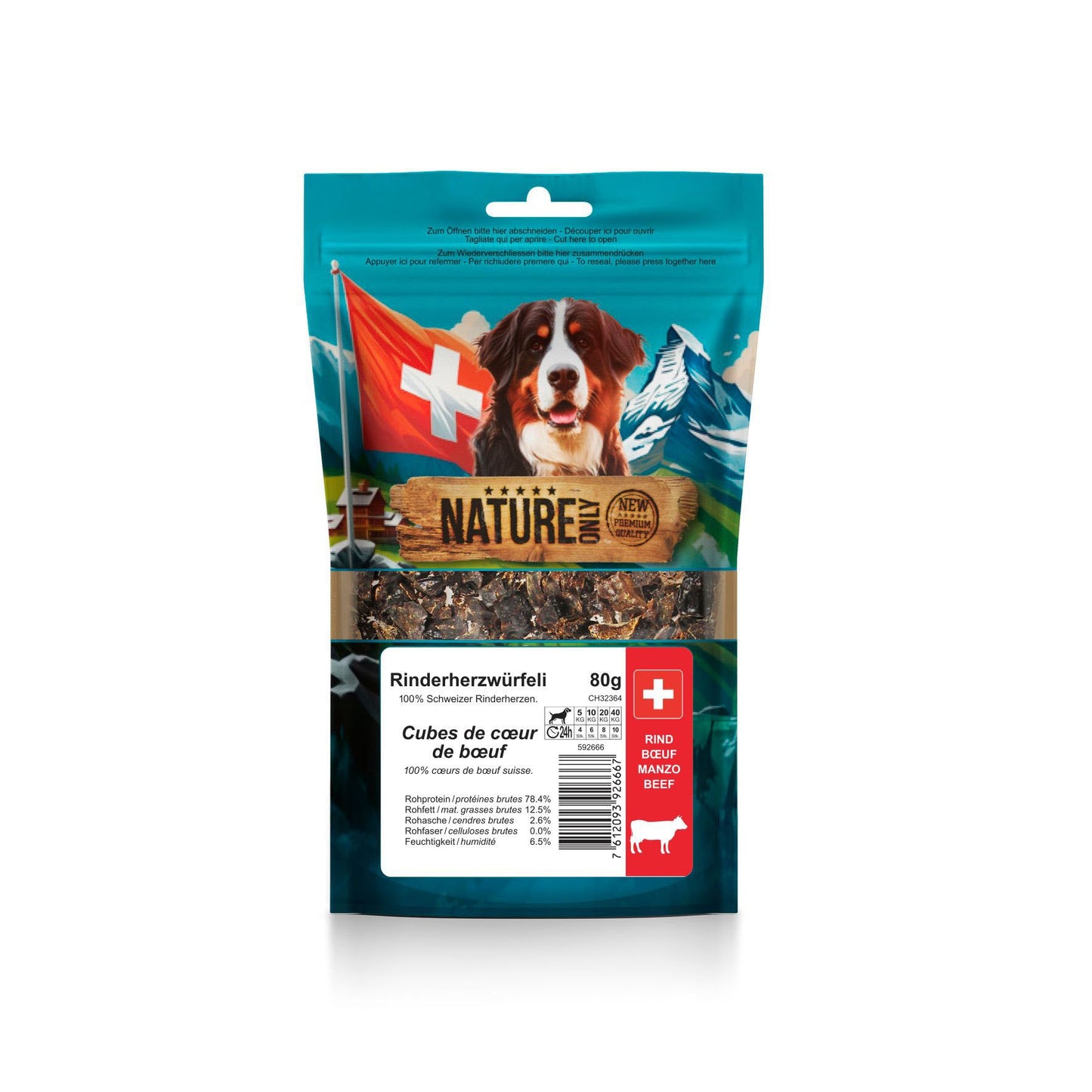 NatureOnly Rinderherzwürfeli