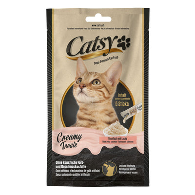 Catsy Creamy Snack, Tuna & Salmon