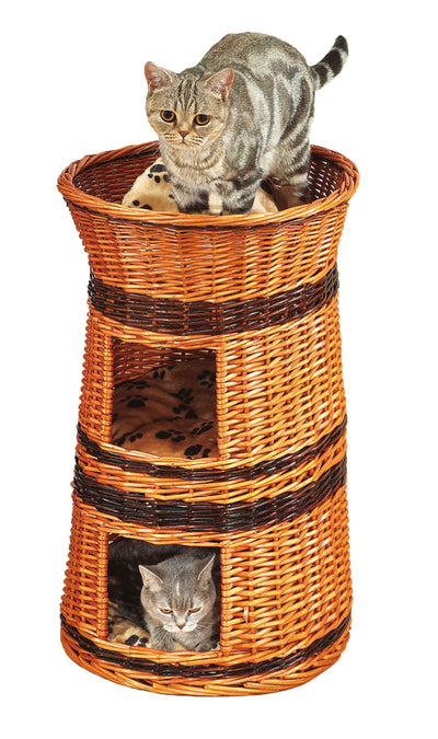 swisspet Katzen Doppel Wohnturm