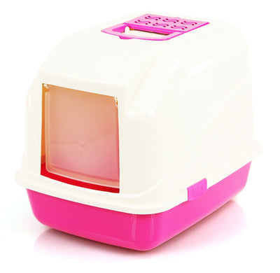 Katzentoilette Capri 40x51x39cm pink/ws