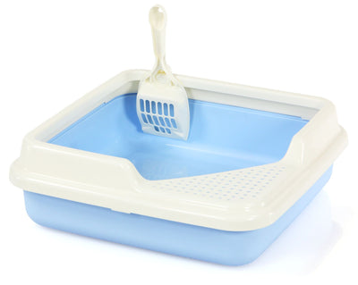 swisspet Katzentoilette Shorty hellblau