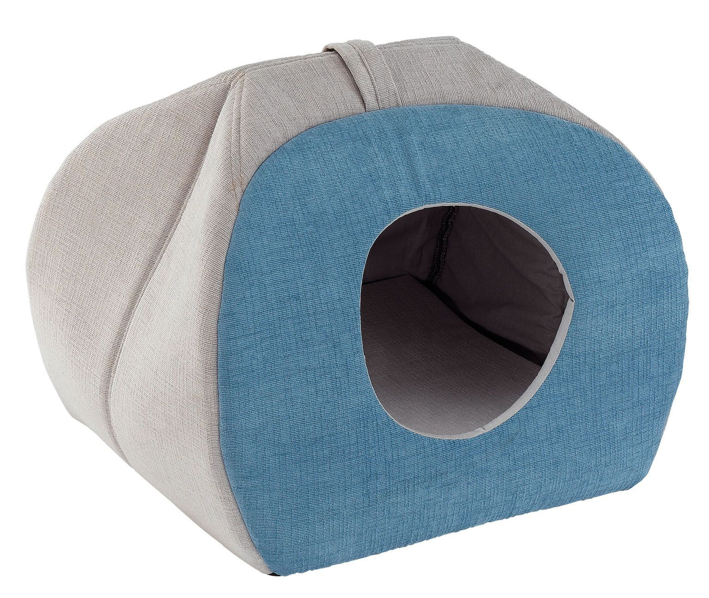 Katzenhöhle Tulip medium blau