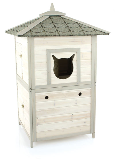 swisspet Katzenpergola 76x76x120cm ws