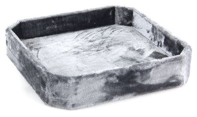 Spielkasten eckig, 48x48x10cm, grau