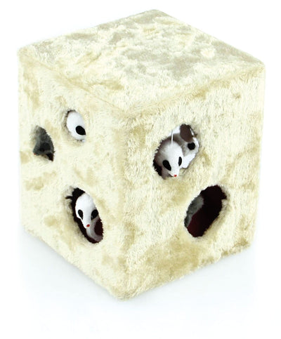 swisspet Katze & Play Spielwürfel beige