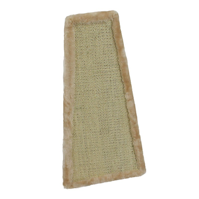 Trapez Kratzbrett 65.5x26cm beige