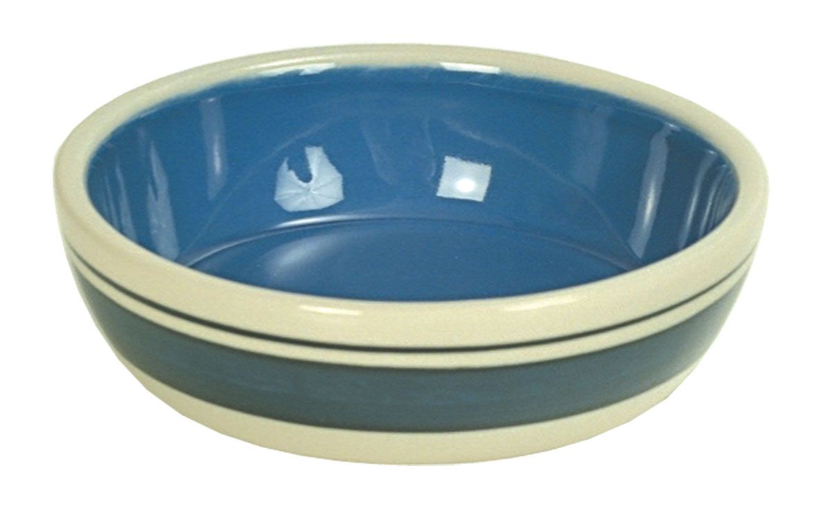 Katzennapf keramik, blau/grau, D=13.5cm