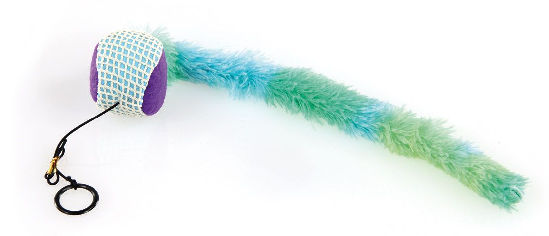 Katzenspielzeug Dangler Ball 41cm violet