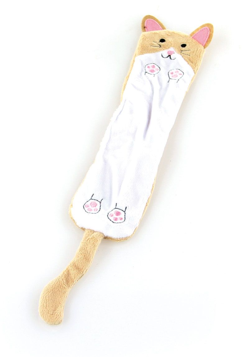 Cracker Cat mit Raschel 41cm beige