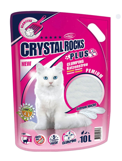 Crystal Rocks Plus,  Katzenstreu,10L