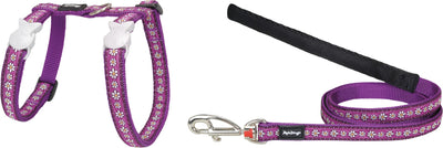 RD Cat Harness&Lead Daisy Chain Purpl