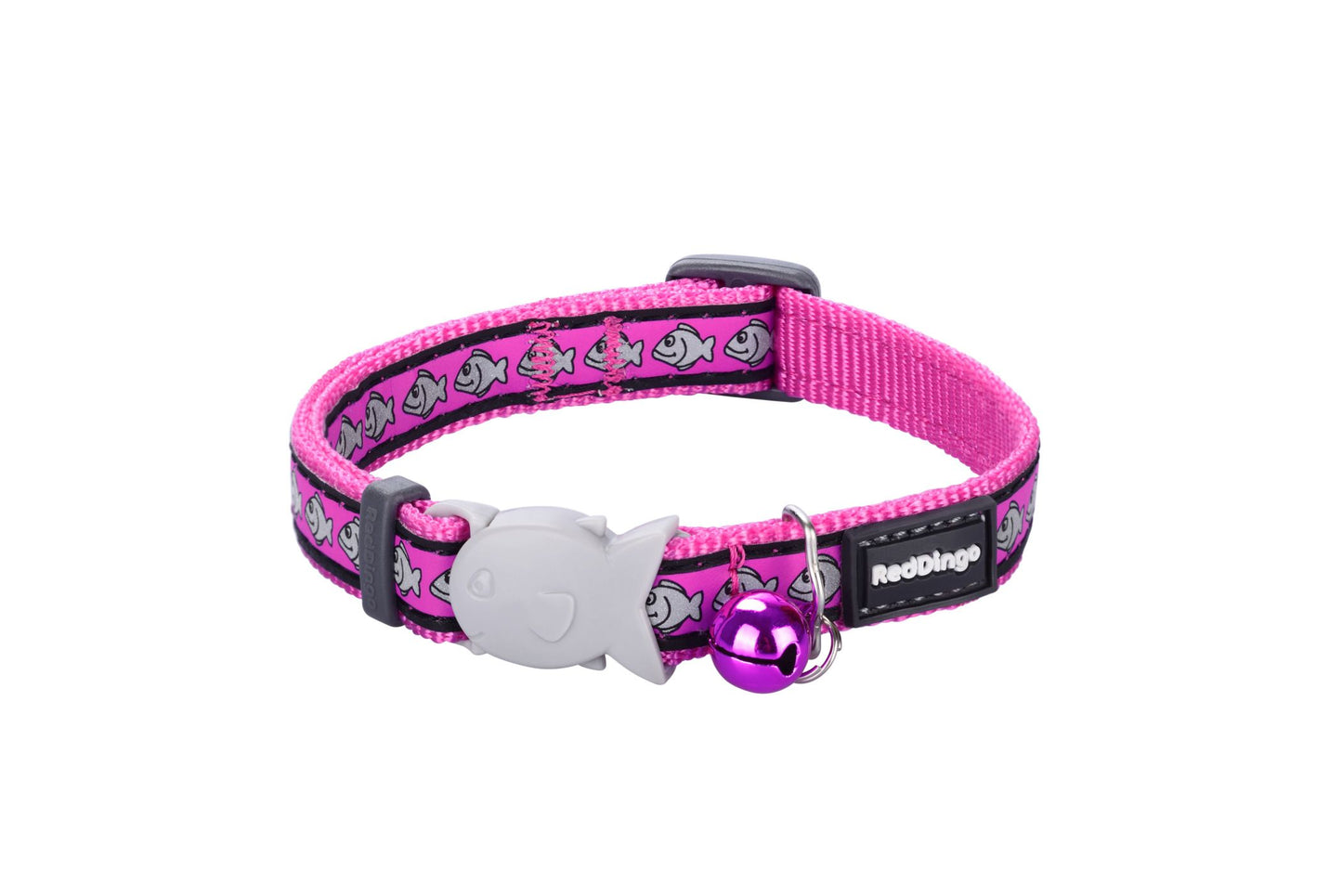 RedDingo Cat Collar Fish Pink