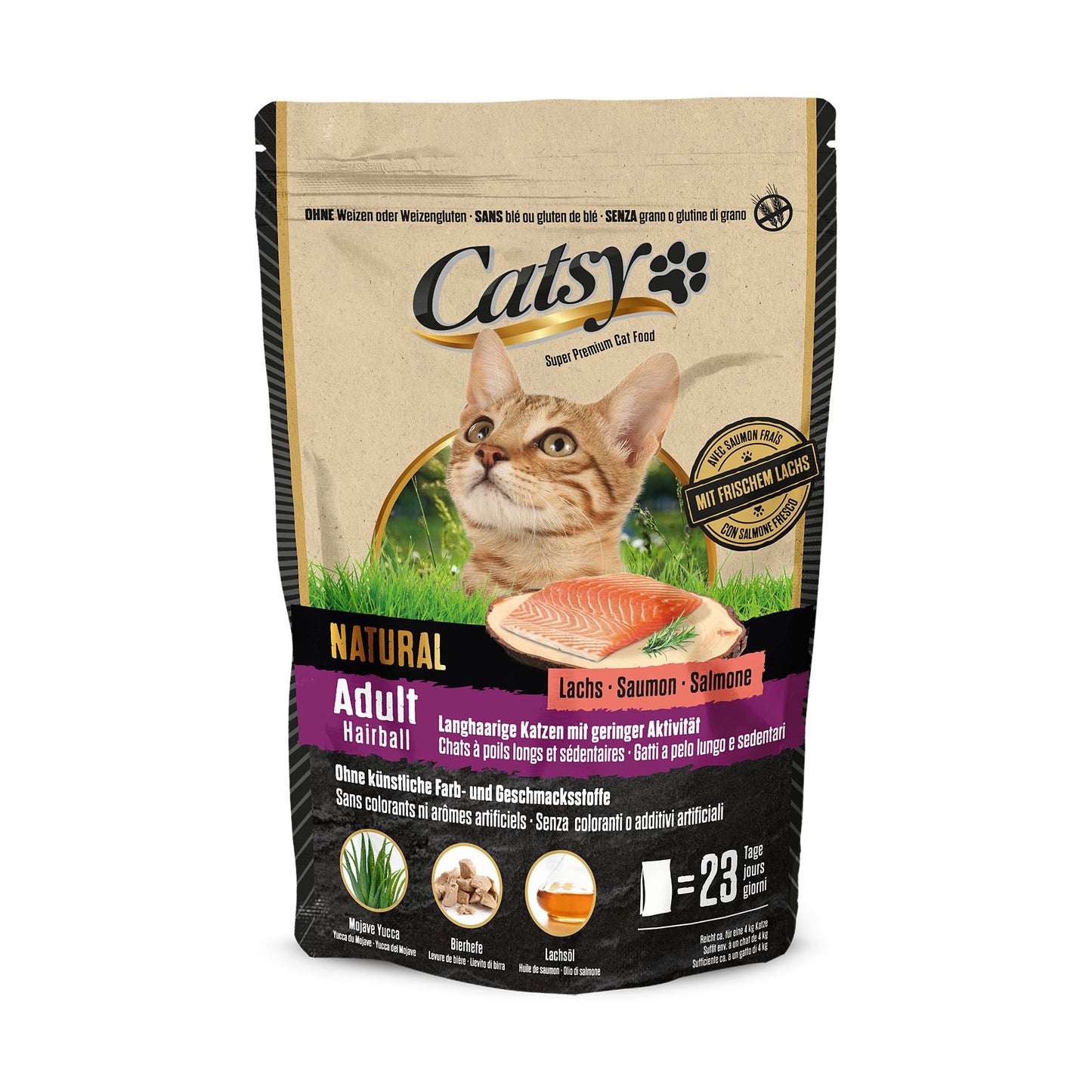 Catsy Adult Hairball Cat Salmon