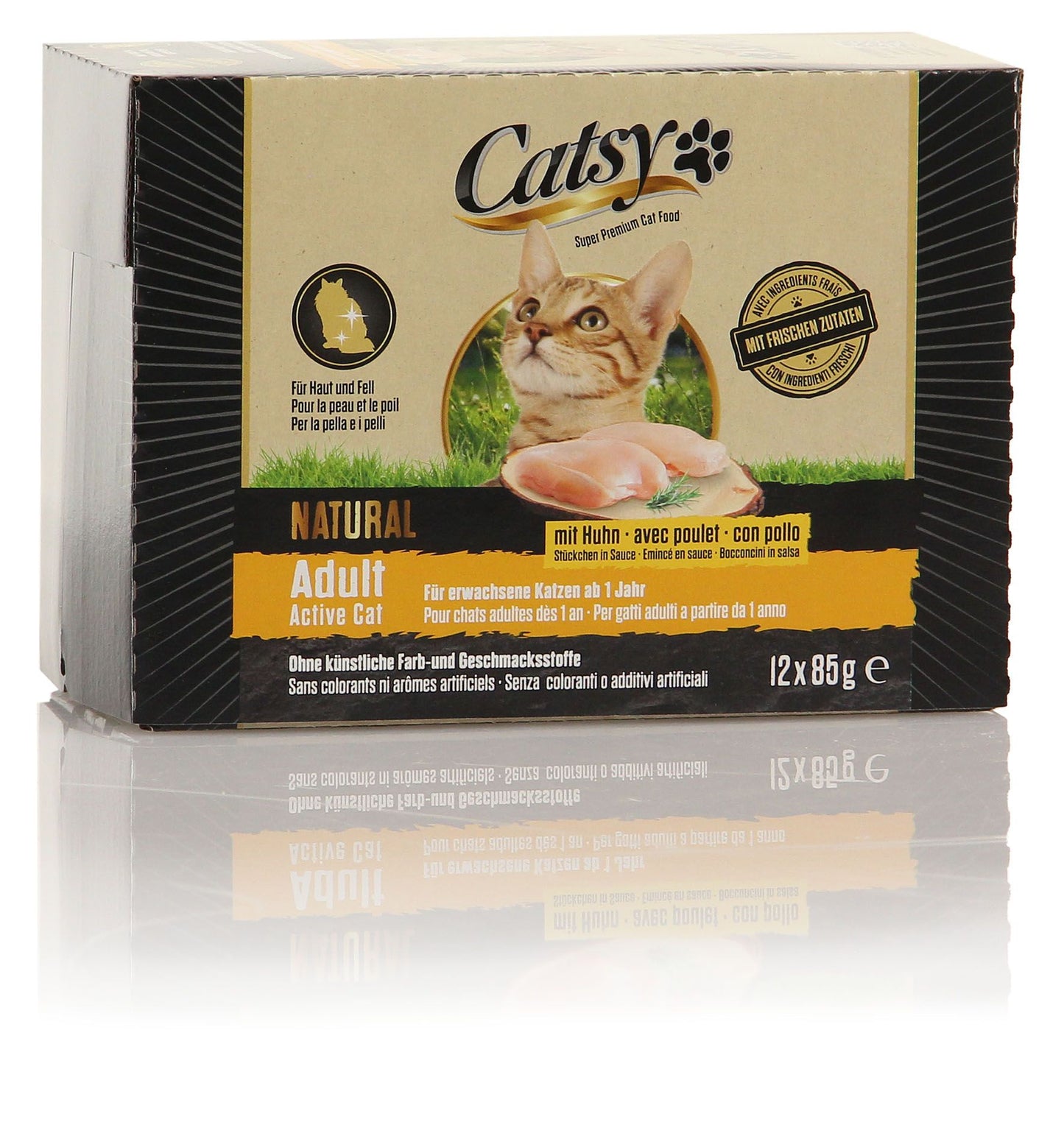 Catsy Ad. Active Cat Po. Chicken