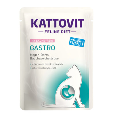 Kattovit Gastro Lachs & Reis Pouch