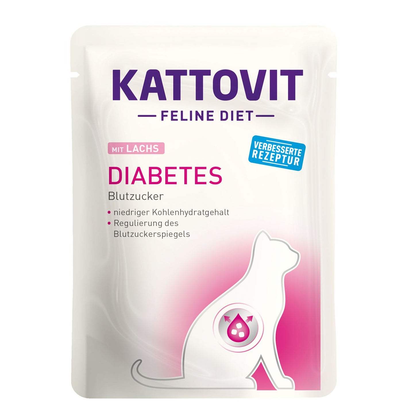 Kattovit Diabetes Lachs & Reis