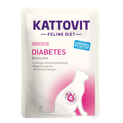 Kattovit Diabetes Lachs & Reis