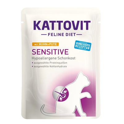 Kattovit Sensitive Huhn & Pute Pouch